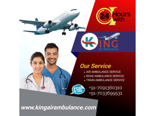Avail Air Ambulance Service in Bhubaneswar by King with Quick Shifting