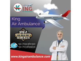 Book Air Ambulance Service in Coimbatore by King with Advanced Medical Support