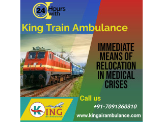 King Train Ambulance Service in Kolkata Along with a Well-Certified Medical Team