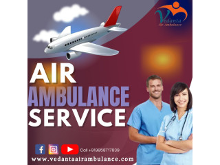 Use Emergency Patient Transfer by Vedanta Air Ambulance Services in Bhopal