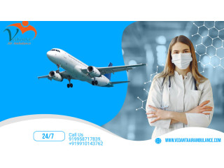 Use Vedanta Air Ambulance Services in Delhi with Advanced Life Support ICU Setup