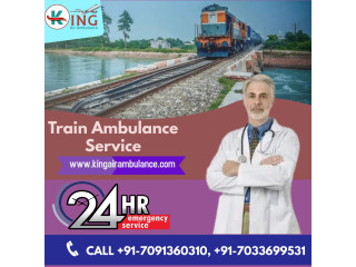 King Train Ambulance Service in Raipur with a Highly Qualified Medical Crew