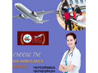 Utilize Superior ICU Support Air Ambulance Service in Guwahati by King