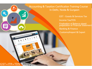 GST Course in Delhi, Noida, SLA Institute, Accounting, Tally, Balance Sheet Practical Classes, 100 % Job Placement