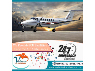 Vedanta Air Ambulance Service in Coimbatore with Risk-Free Medical Transport System