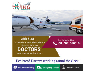 Get Hi-Tech ICU Support Air Ambulance in Silchar by King