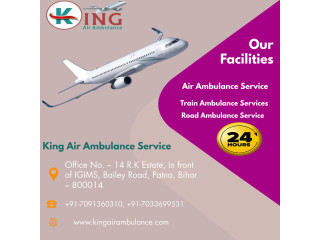 Take King Air Ambulance in Siliguri with All Advanced Medical Tools for Non-Complicated Shifting
