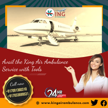 hire-top-class-air-ambulance-in-varanasi-by-king-with-accomplished-medical-crew-big-0