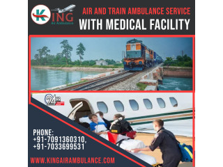 King Train Ambulance Service in Ranchi with Well-Skilled Medical Team