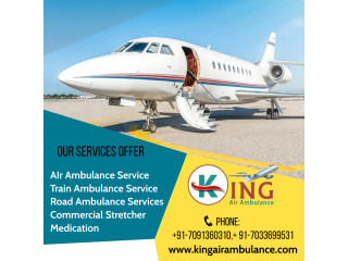Get Air Ambulance Services in Guwahati by King with Experienced MD Doctors
