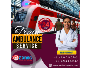Medivic Aviation Train Ambulance Service in Delhi with the Modern Medical Facilities