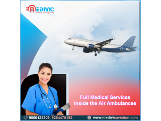 Medivic Aviation Air Ambulance Service in Siliguri with Advanced and Hi-Tech Medical Tools