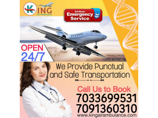 Use Punctual Shifting by King Air Ambulance Services in Delhi at Low Cost