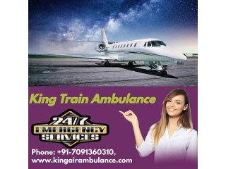 Avail of Classy Air Ambulance Service in Delhi with Medical Tools by King