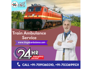 King Train Ambulance Services in Ranchi with All Basic Medical Equipment