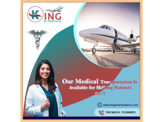 Excellent Air Ambulance Service in Raipur for Urgent Proper Shifting by King