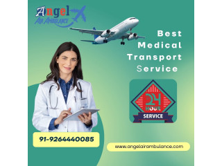 Avail 24 Hours Quickest Rapid ICU Air Ambulance from Dibrugarh by Angel