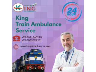 King Train Ambulance Service in Ranchi with ICU Specialist MD Doctor