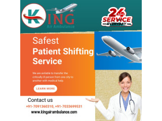 Non Complicated Patient Shifting by King Air Ambulance Service in Delhi