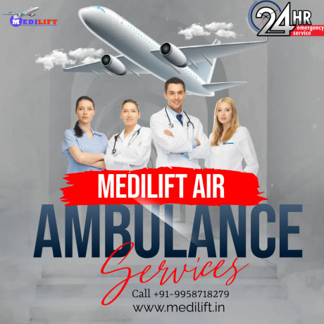 book-the-finest-air-ambulance-service-in-hyderabad-by-medilift-with-stretcher-facilities-big-0