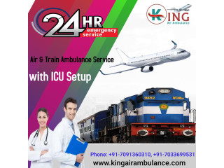 An Economical Train Ambulance Service in Siliguri by King Ambulance