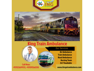 King Train Ambulance in Guwahati with the Best Medical Care Team