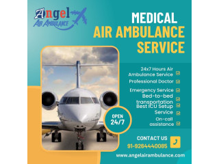 Get a Friendly Medium of Medical Transport by Angel Air Ambulance Services in Kolkata