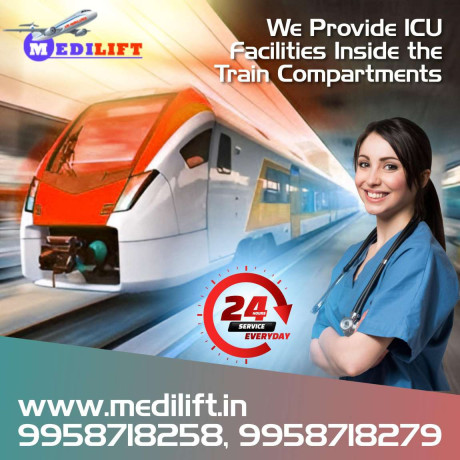 medilift-train-ambulance-in-patna-with-a-well-trained-healthcare-team-big-0