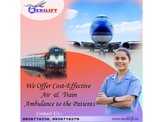 Medilift Train Ambulance in Ranchi with a Well Qualified Medical Team