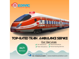 Medivic Aviation Train Ambulance in Guwahati with Hi-Tech Medical Equipment