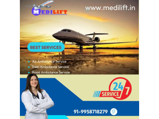 Medilift provides Cheapest Air Ambulance from Patna to Lucknow