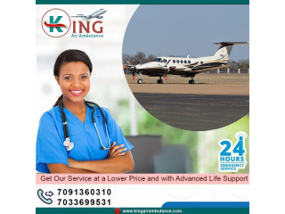 Hire the World's No. 1 Air Ambulance in Dibrugarh with ICU by King