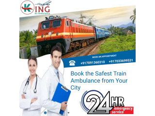 King Train Ambulance Service in Delhi with Efficient and Dedicated Medical Staff
