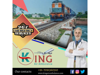 King Train Ambulance in Guwahati with The Best Medical Care Team