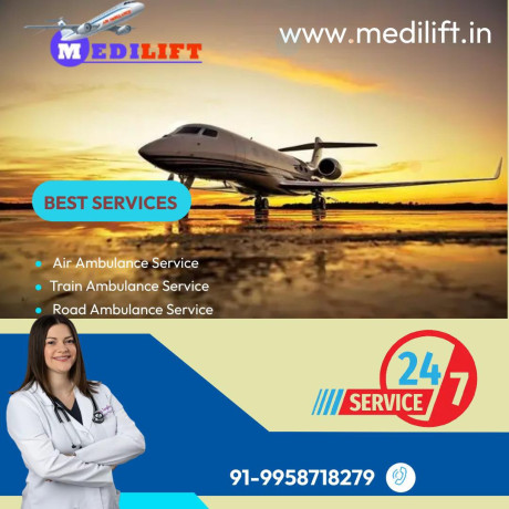 medilift-air-ambulance-in-silchar-with-latest-life-saving-technology-big-0