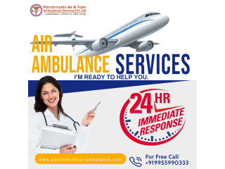 Pick Panchmukhi Air Ambulance Services in Patna with Well Maintained Medical Facilities