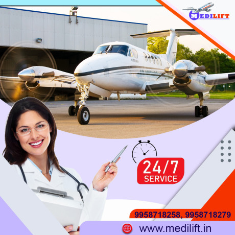 utilize-air-ambulance-service-in-guwahati-by-medilift-with-quick-relocation-big-0