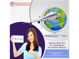 Pick Panchmukhi Air Ambulance Services in Ahmedabad with Healthcare Support