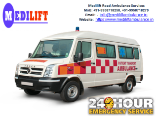 Medilift Ambulance in Patna with Hi-Tech Life Support Facilities