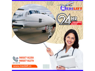 Utilize Air Ambulance in Delhi by Medilift with highly Experienced MD Doctors