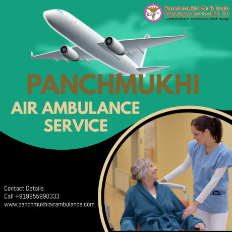obtain-classy-panchmukhi-air-ambulance-services-in-gorakhpur-with-quick-relocation-facility-big-0