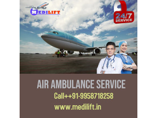 Utilize Air Ambulance Services in Ranchi by Medilift with Comfortable Patient Transport