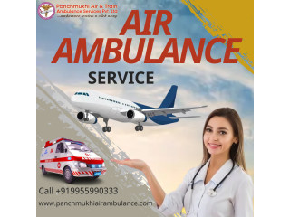 Use Panchmukhi Air Ambulance Services in Darbhanga with Secure Patients Shifting Facility