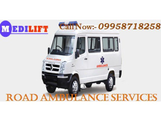 Medilift Ambulance in Rajendra Nagar, Patna with Experienced Medical Crew