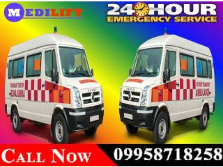 A Low-Cost Patient Transfer Service in Kankarbagh, Patna by Medilift Ambulance