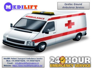 Medilift Ambulance Services in Boring Road, Patna with Trained Medical Experts