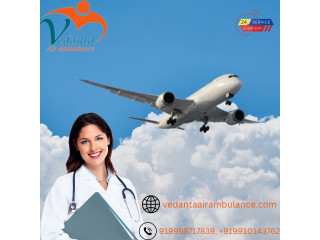 Choose Vedanta Air Ambulance Service in Indore with Expert Doctor Team to Maintain Patient