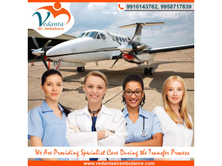Select Air Ambulance Service in Darbhanga by Vedanta with Proficient Healthcare Team