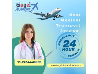 Easy to Book Angel Air Ambulance from Dibrugarh with Certified Medical Care and Team