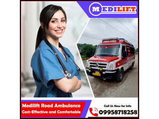 Medilift Ambulance Service in Kidwaipuri, Patna with A Team of Dedicated Staff and High Technology